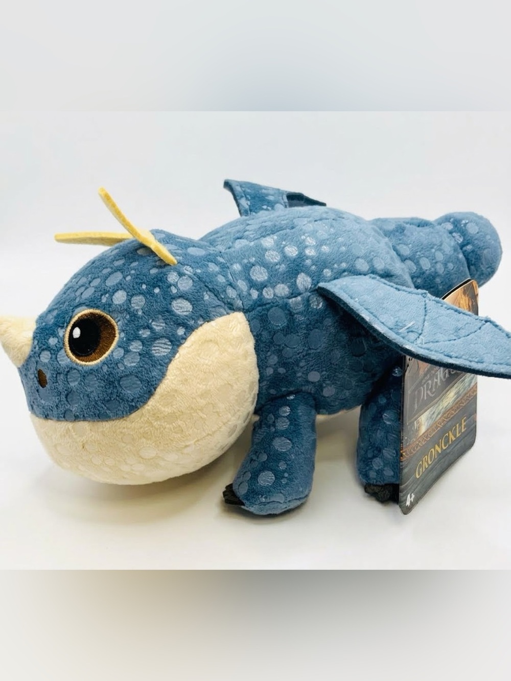 NWT DreamWorks How to Train Your Dragon Gronckle 8” Plush Stuffed Animal Toy Blu